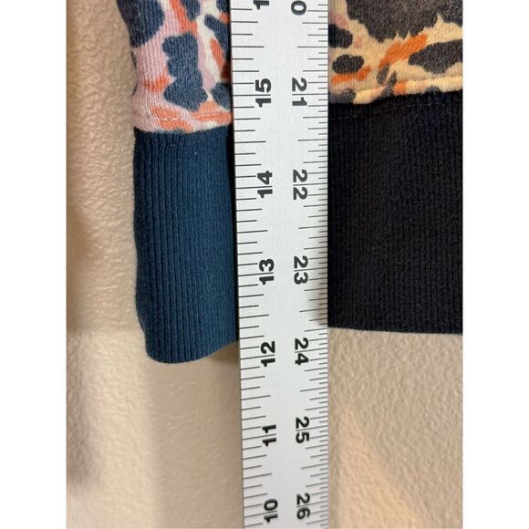 Mother The Square Lightweight Leopard Sweatshirt Woman’s Small - Picture 9 of 11